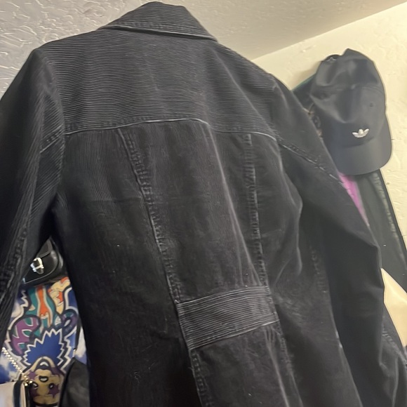 💟 EVOLUTION NOT REVOLUTION 💟 size: Small (2-4) • Black Corduroy • - Picture 4 of 4